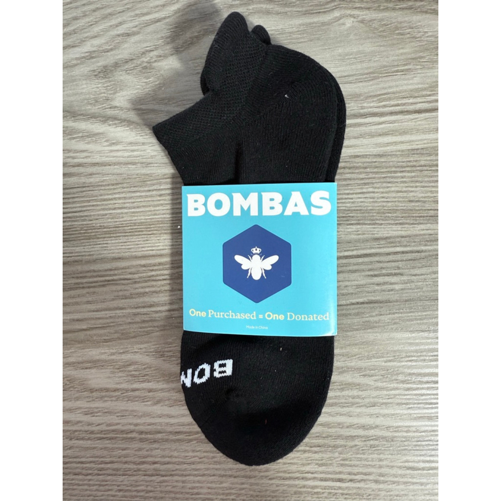 Bombas Black Midweight Ankle Socks